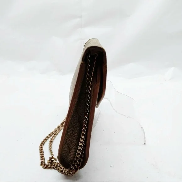 Vintage Christian Dior Beige and Brown Chain Shoulder Bag - Picture 7 of 9